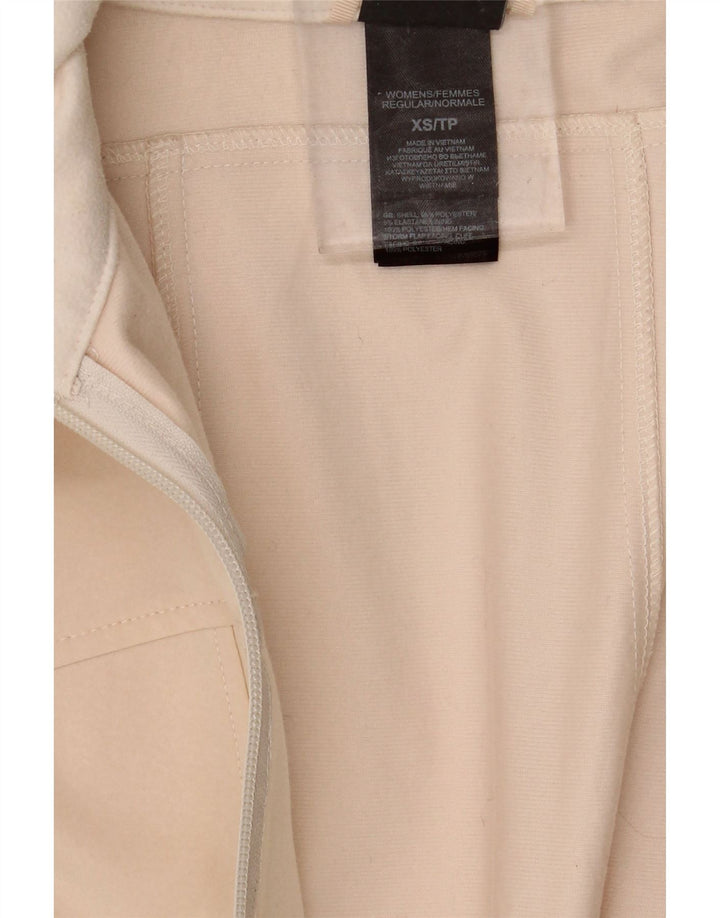 THE NORTH FACE Womens Bomber Jacket UK 6 XS Beige Polyester