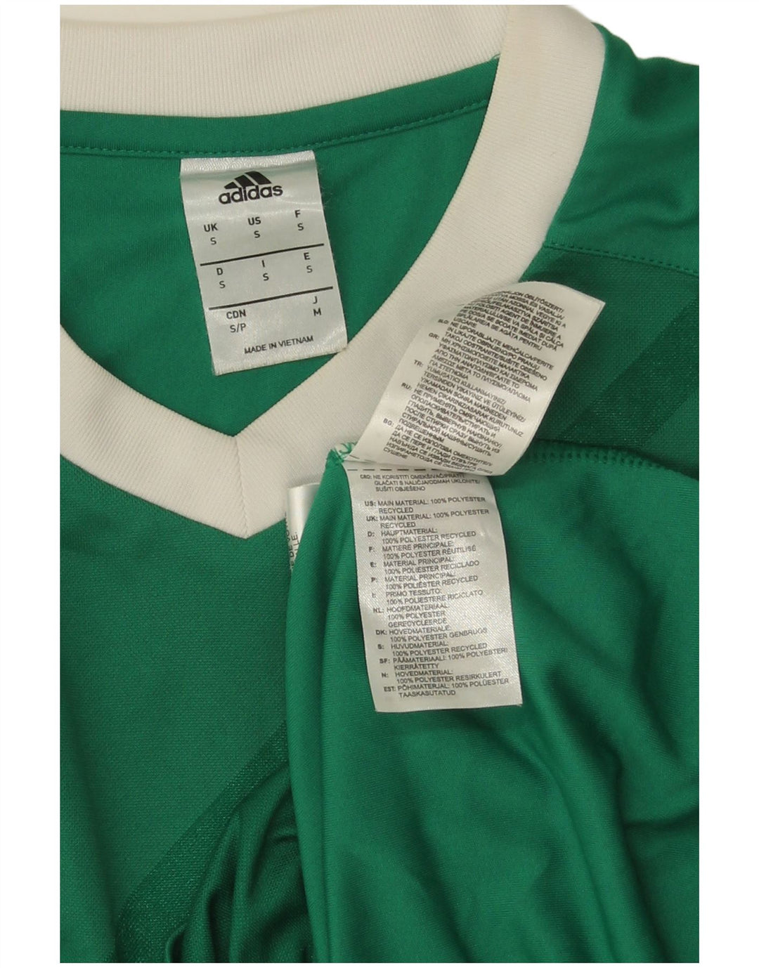 Adidas muška majica Climalite Graphic s malim zelenim prugama od poliestera dugih rukava