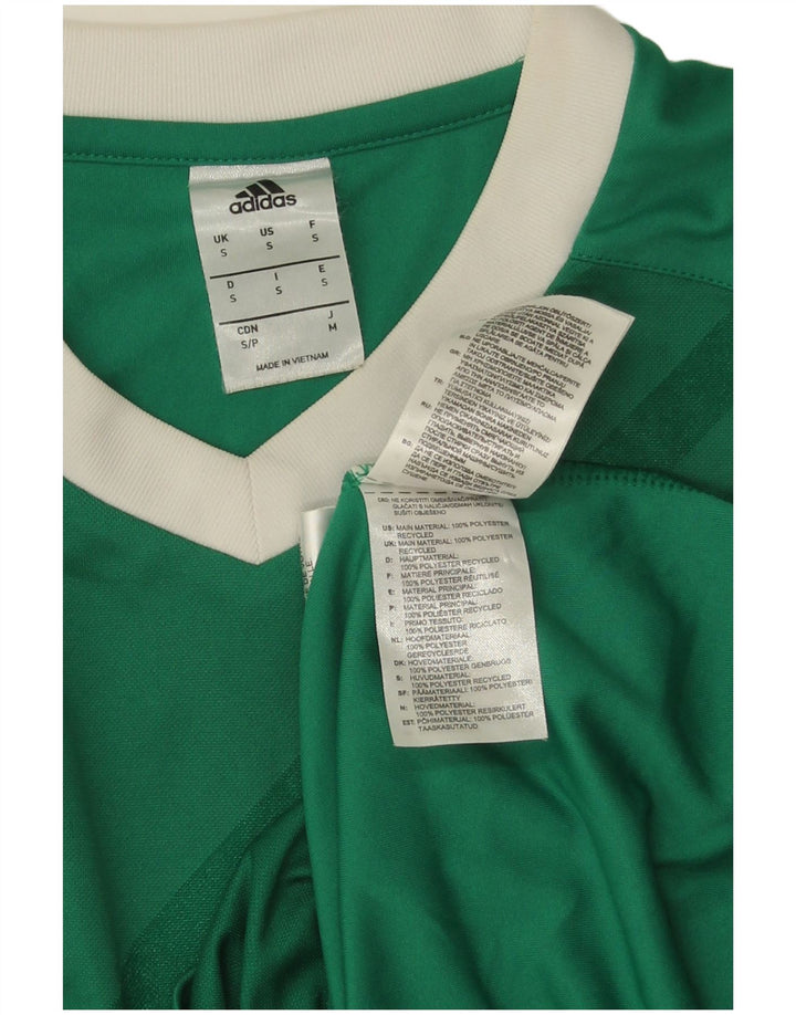 Adidas muška majica Climalite Graphic s malim zelenim prugama od poliestera dugih rukava