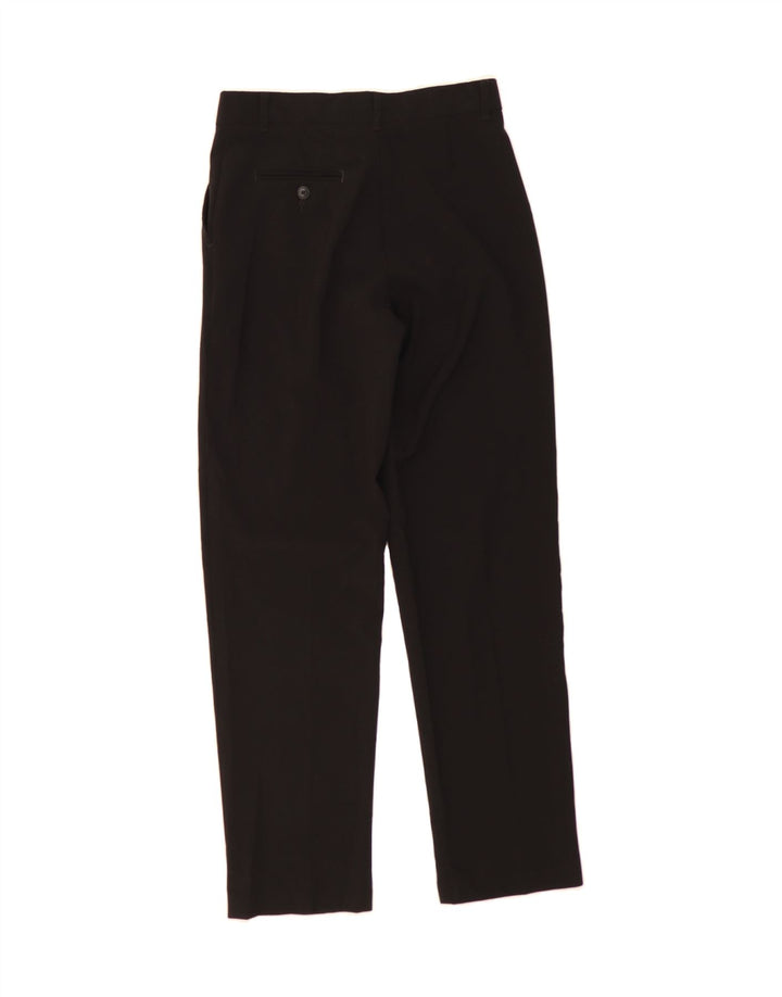 CHAPS Boys Straight Chino Trousers 15-16 Years W29 L30 Black Polyester Vintage Chaps and Second-Hand Chaps from Messina Hembry 
