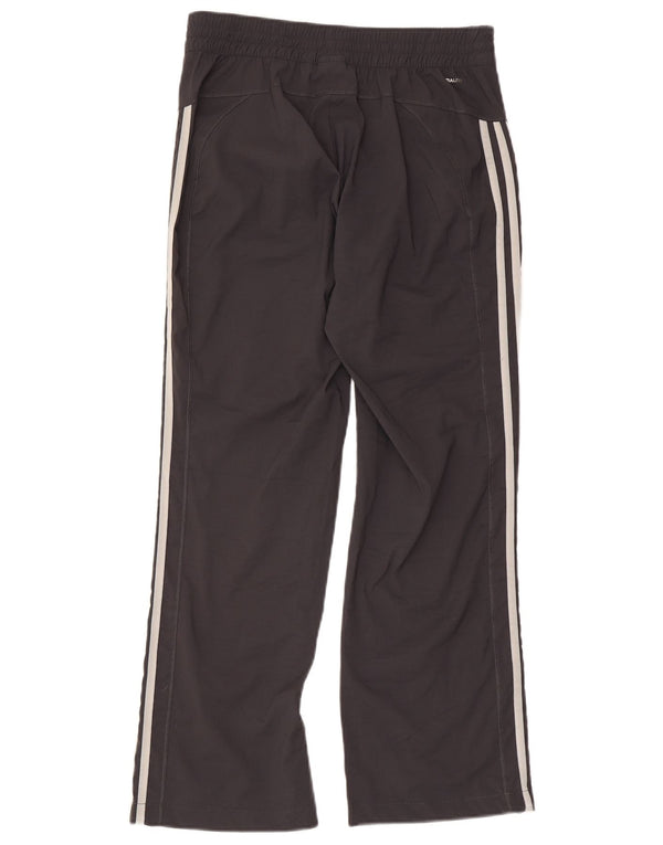 Adidas ženske ravne ležerne hlače Climalite UK 12 srednje W30 L29 crne