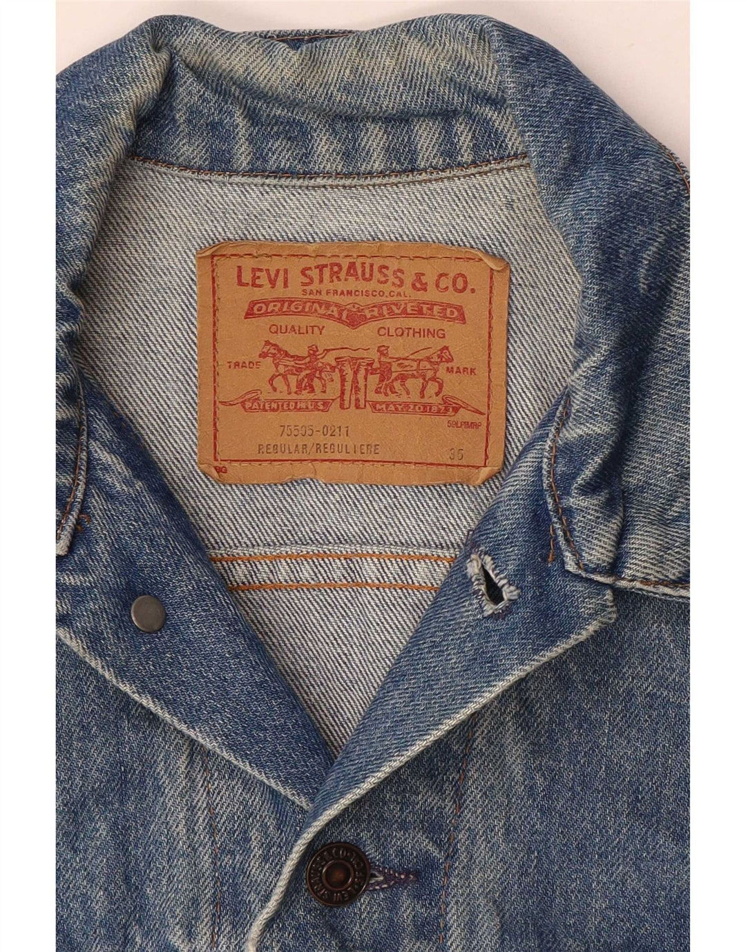 Levi's ženska traper jakna UK 8 Small Blue