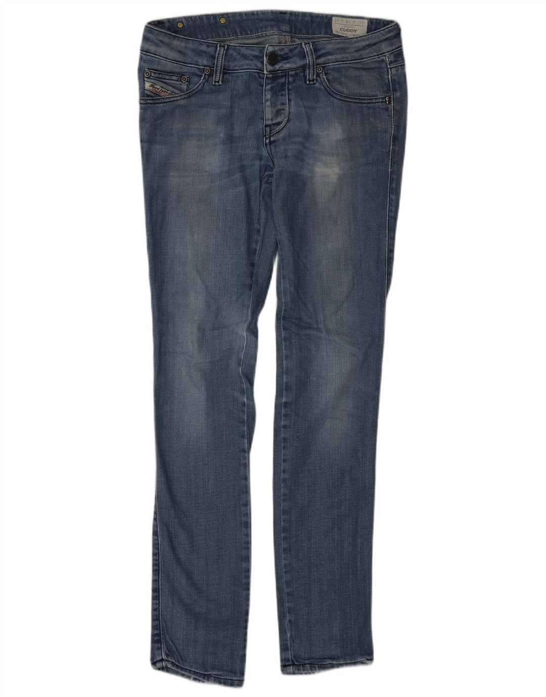 DIESEL Womens Cuddy Slim Jeans W28 L34 Blue Cotton