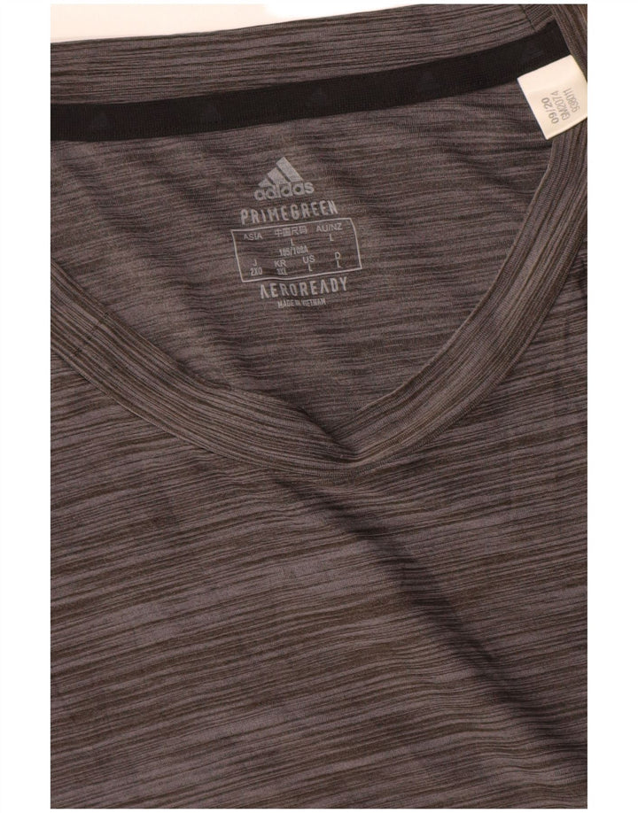 Adidas muška Aeroready majica kratkih rukava Veliki sivi flekasti poliester