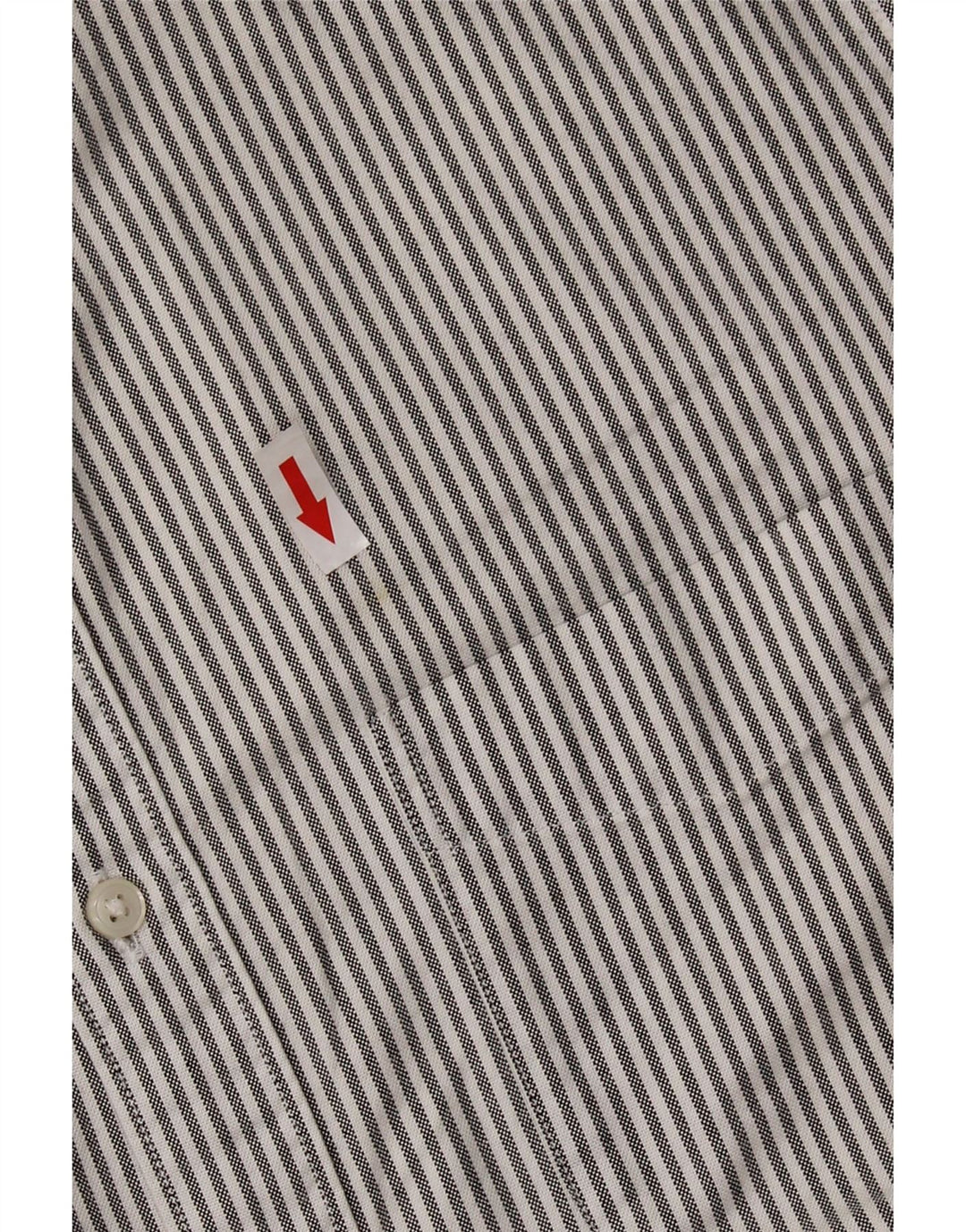 J. CREW Muška uska košulja Oxford srednje sive pruge, pamuk