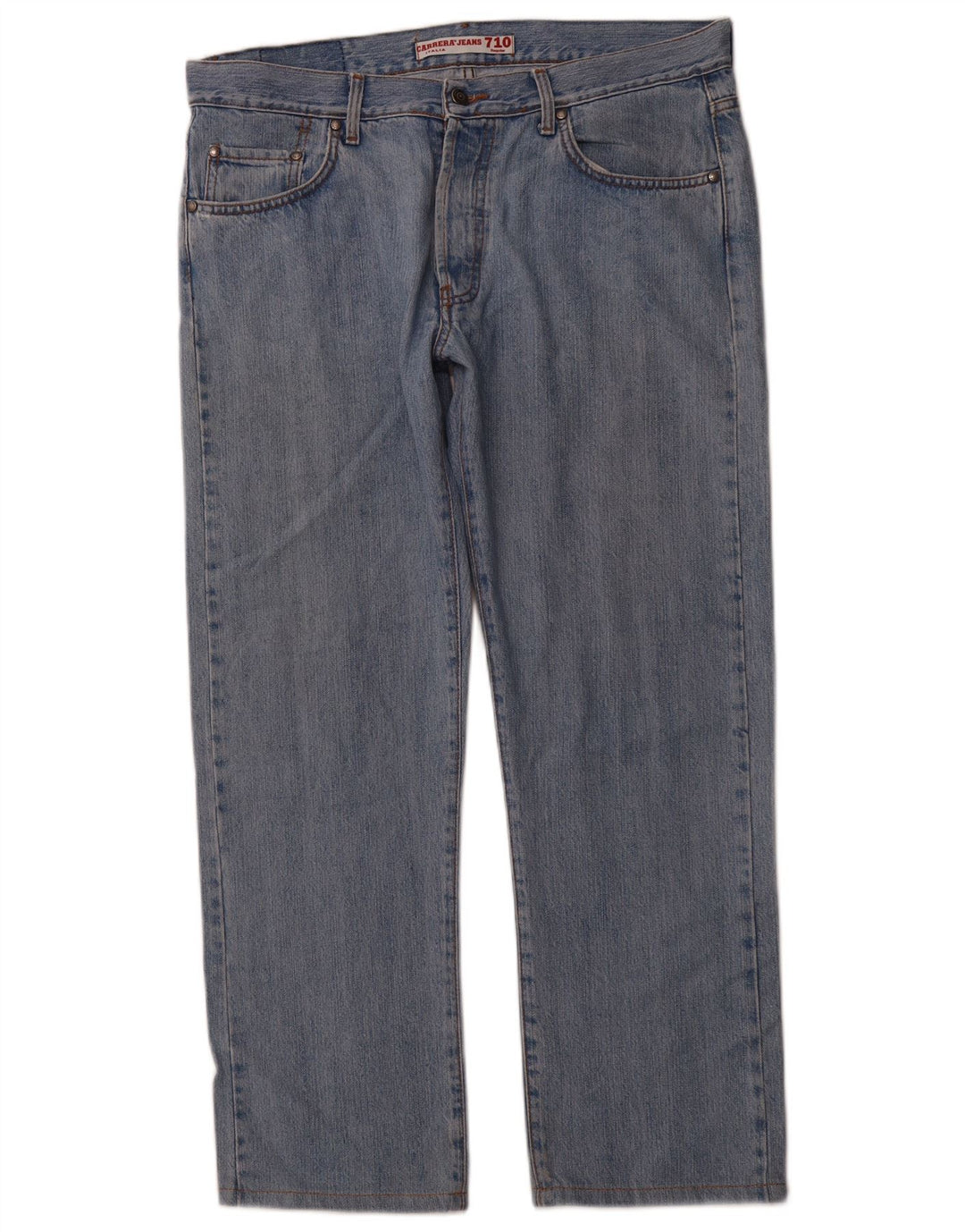 CARRERA Mens 710 Regular Straight Jeans W36 L29 Plavi pamuk