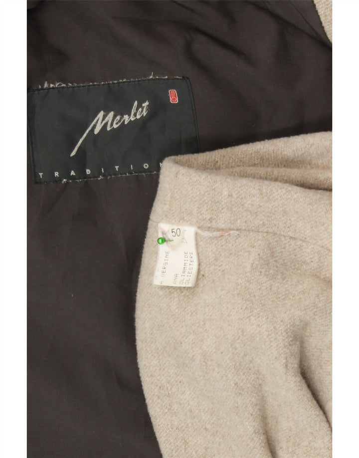 Merlet muški kaput s kapuljačom IT 50 Large kaki vuna