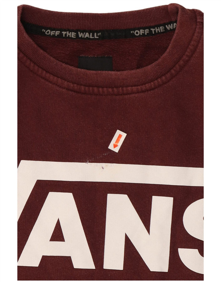 Vans muška majica s grafičkim motivima, mali bordo pamuk
