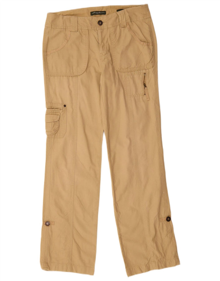 EDDIE BAUER Ženske ravne kargo hlače US 6 srednje W30 L32 bež