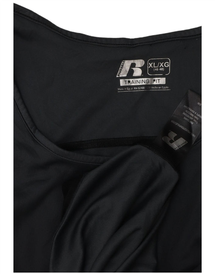 RUSSELL ATHLETIC Muški prsluk UK 46/48 XL crni poliester