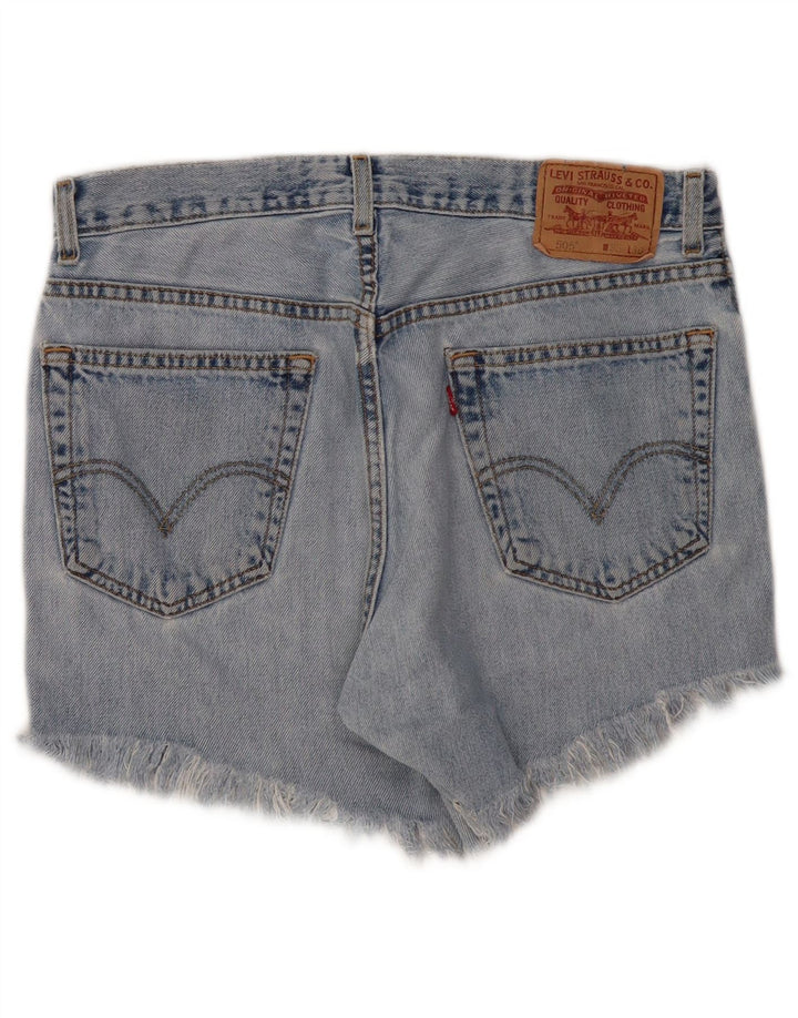 Levi's ženske kratke traper hlače visokog struka 505 Regular Fit W33 srednje plave