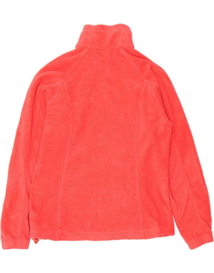 COLUMBIA Womens Fleece Jacket UK 16 Large Red Polyester Vintage Columbia and Second-Hand Columbia from Messina Hembry 