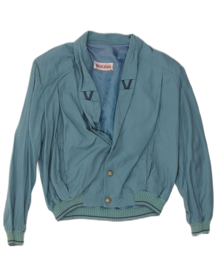 Vintage ženska bomber jakna UK 16 Large Blue