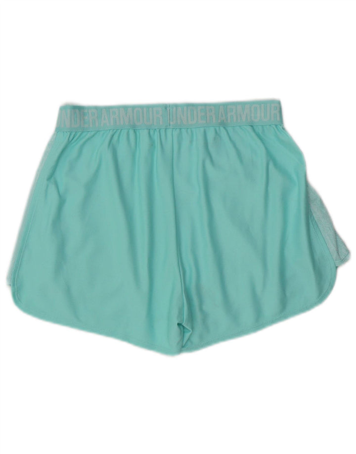 UNDER ARMOUR Ženske kratke sportske hlače Heat Gear Graphic UK 8 Male tirkizne