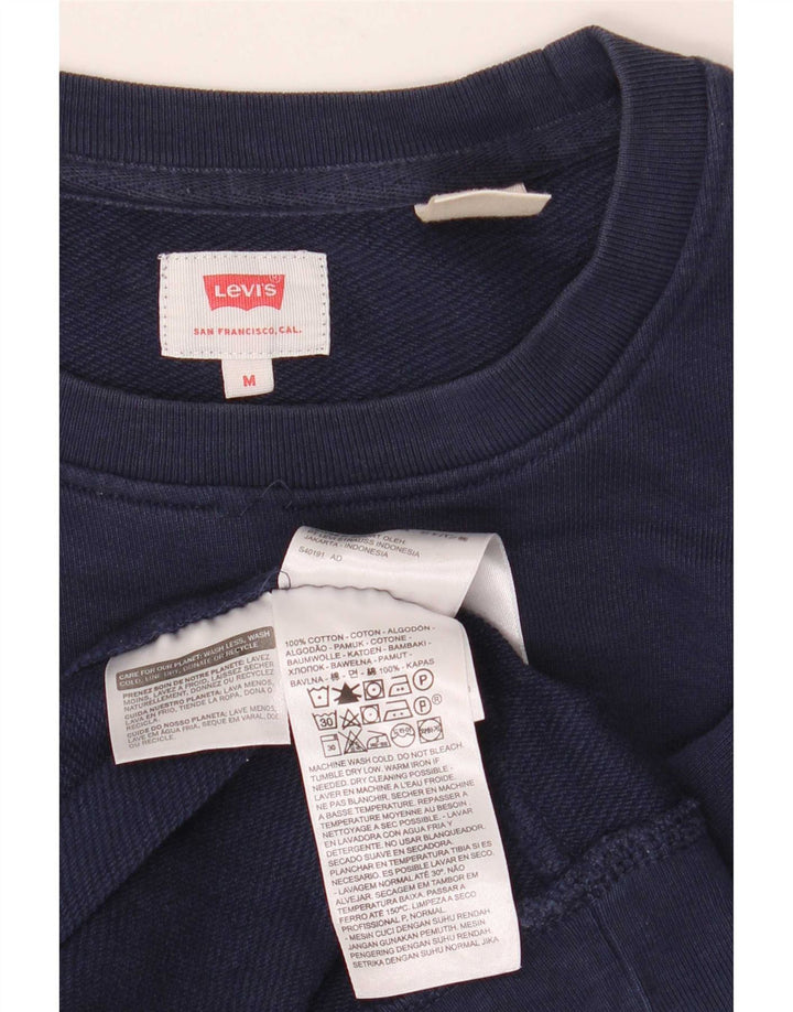 Levi's muška majica s kratkim rukavima Srednji tamnoplavi pamuk