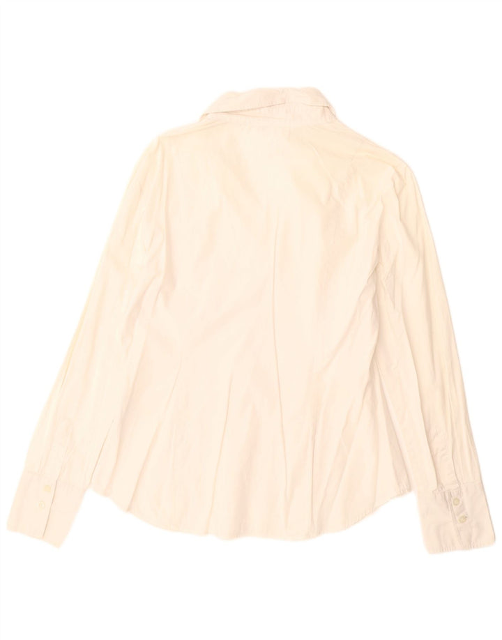 Benetton ženska pulover majica UK 16 Large Off White Pamuk