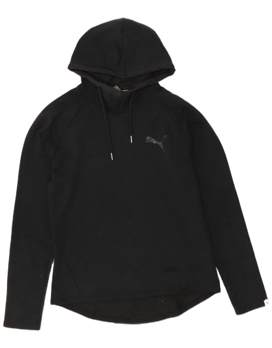 PUMA Ženska majica s kapuljačom UK 10 Mala crna pamuk