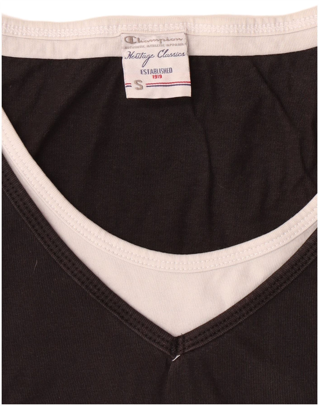 CHAMPION Ženska Heritage Classics majica kratkih rukava UK 10 Small Black