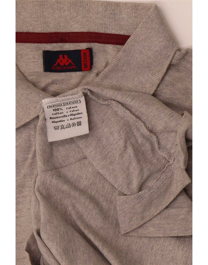 Kappa muška polo majica, srednje sivi flekasti pamuk