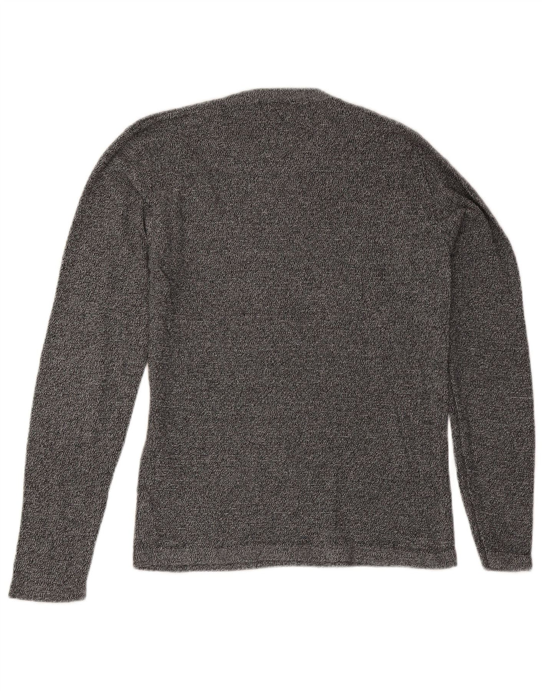 Jack & Jones muški džemper s okruglim izrezom, srednje sivi flekasti pamuk