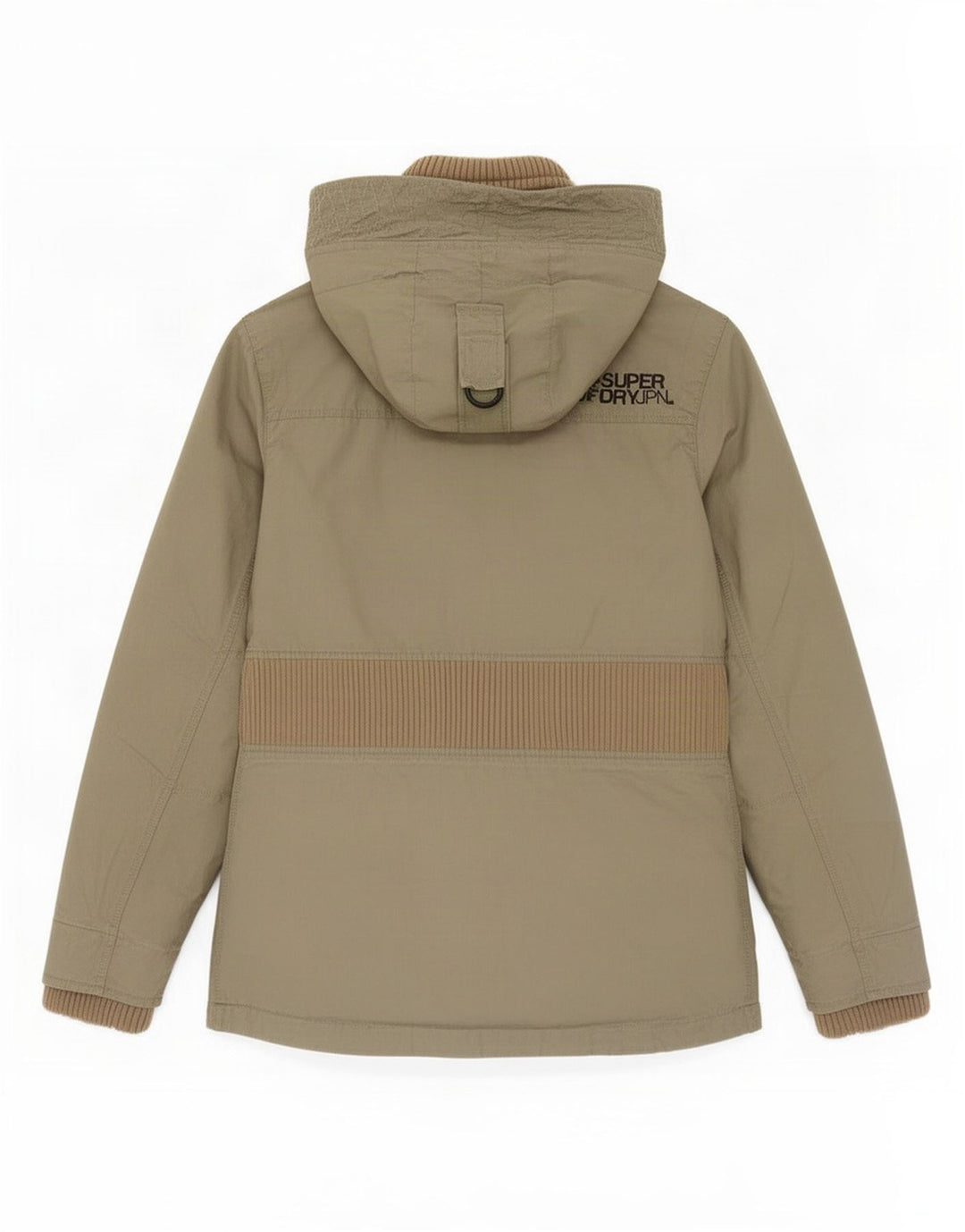 Superdry ženska jakna parka s kapuljačom UK 12 Srednji kaki pamuk