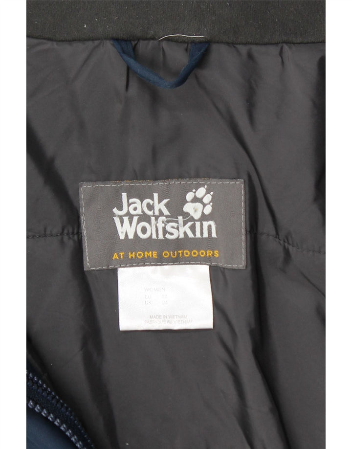 JACK WOLFSKIN Ženska vjetrovka s kapuljačom UK 24 4XL tamnoplava