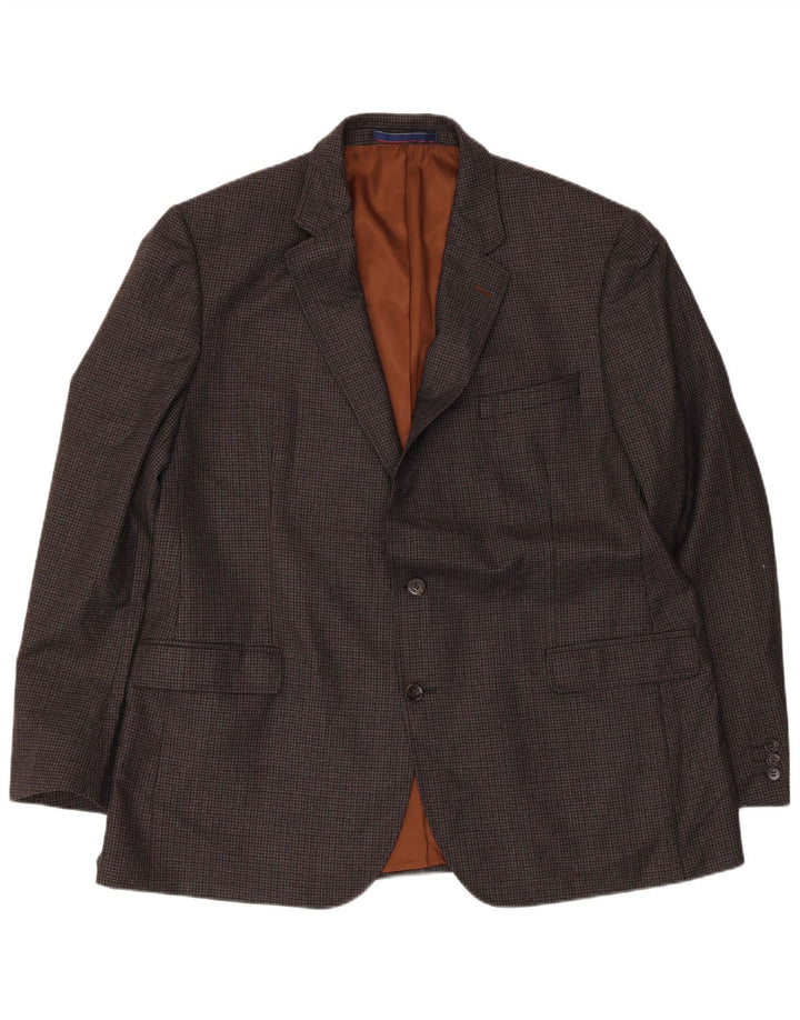 Marks & Spencer muška krojena sako jakna UK 46 3XL siva houndstooth