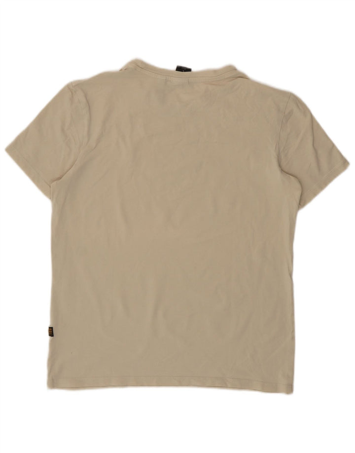 G-STAR Womens T-Shirt Top UK 16 Large Beige