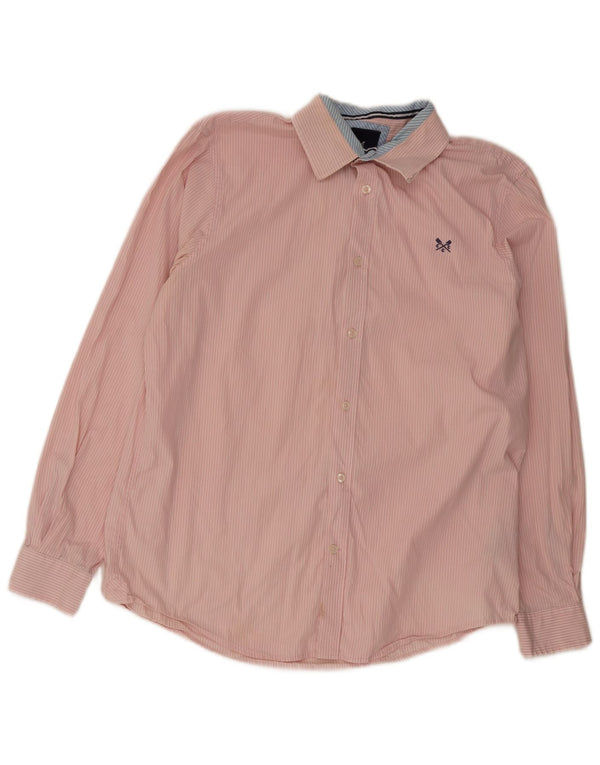 Crew Clothing Muška klasična košulja, pamuk s velikim ružičastim prugama