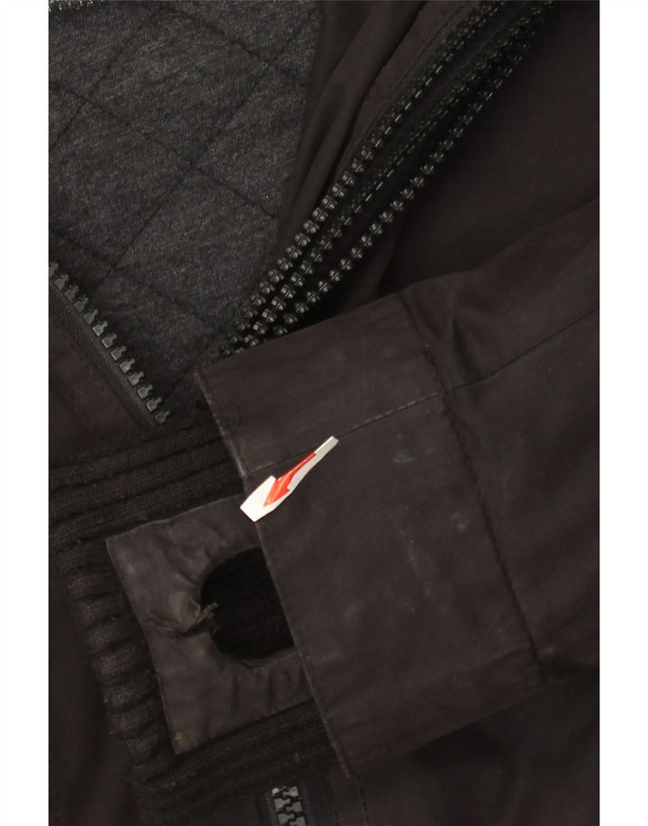 Superdry ženska vjetrovka s kapuljačom The Windbomber UK 14 srednje crna