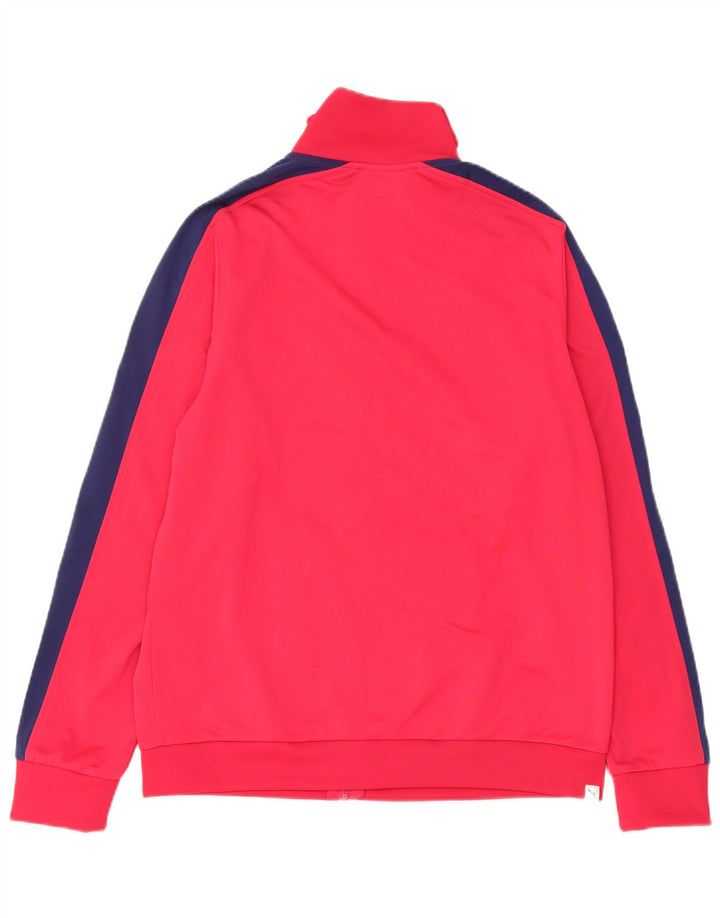 Puma ženska gornja jakna trenirke UK 16 Large Pink Colourblock Poliester