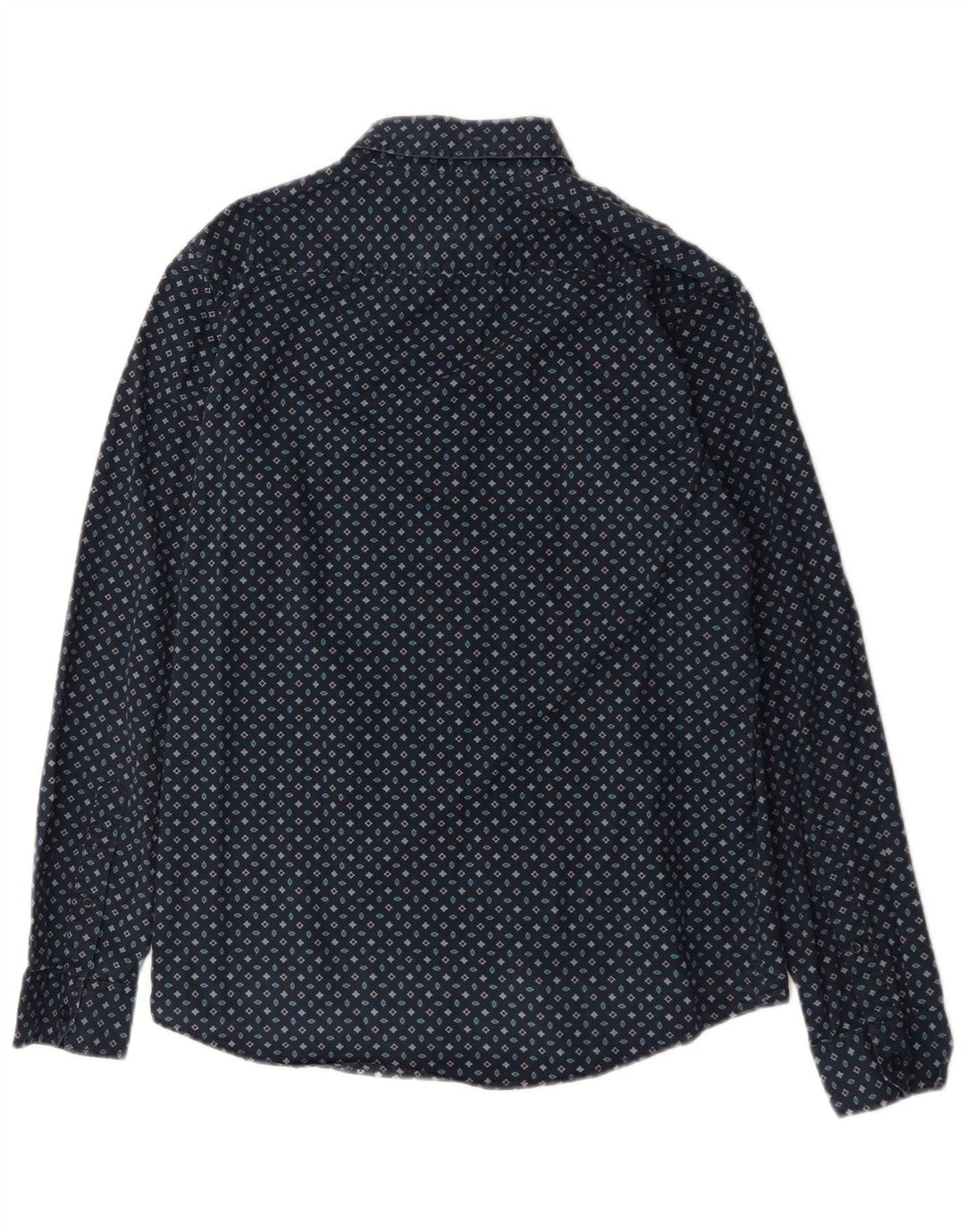 Jack Wills muška košulja klasičnog kroja Srednje tamnoplavi geometrijski pamuk