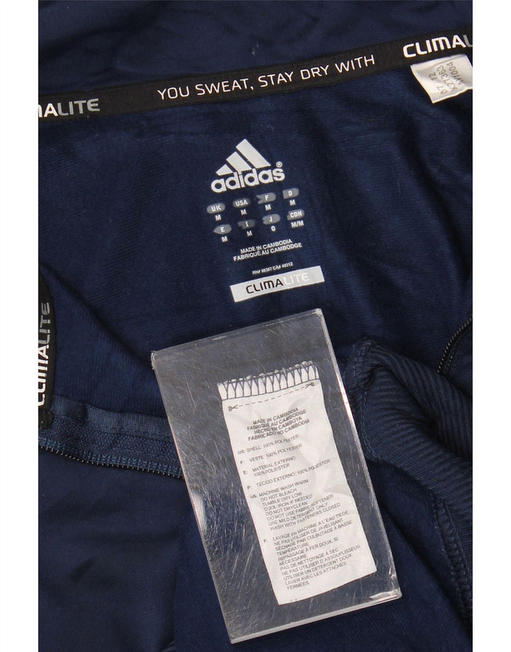 Adidas muška trenirka Climalite Gornja jakna Srednje tamnoplavi poliester
