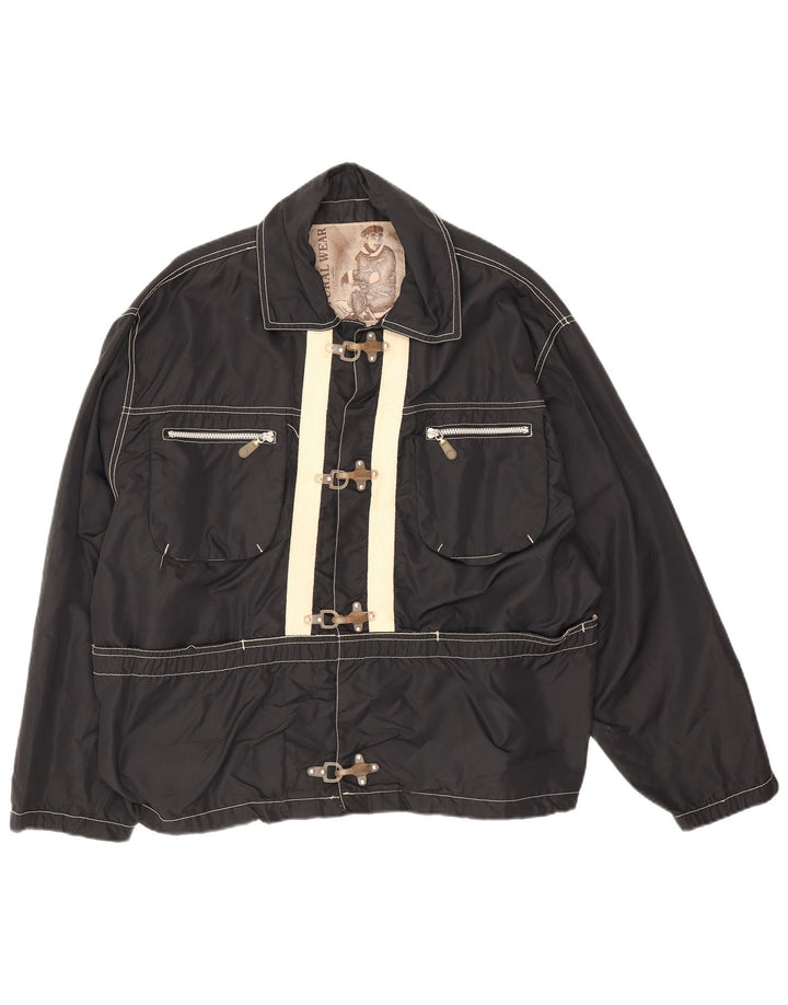 Conbipel Mens Natural Wear Utility Jacket UK 38 srednje crne boje