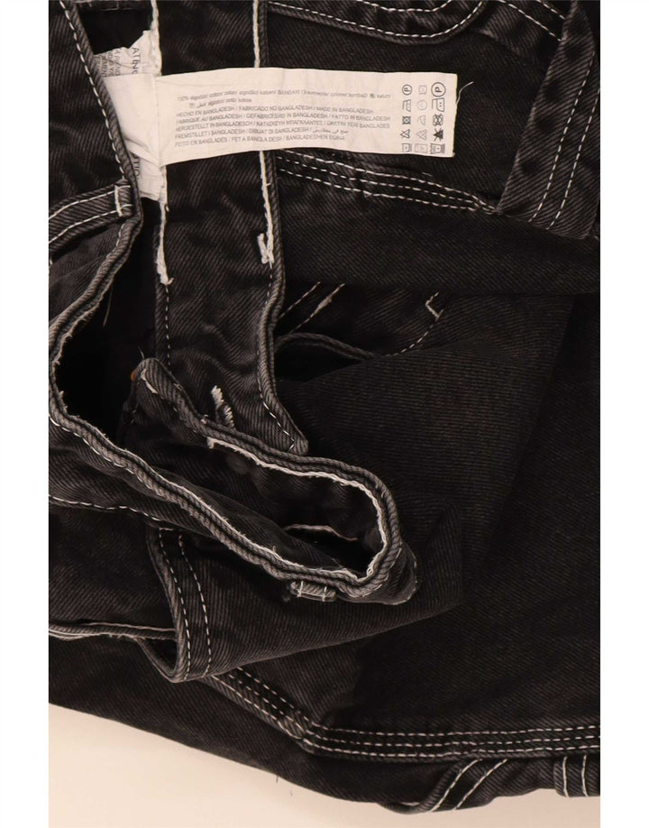 Pull & Bear muške STWD Cargo traper kratke hlače EU 36 male W29 crni pamuk