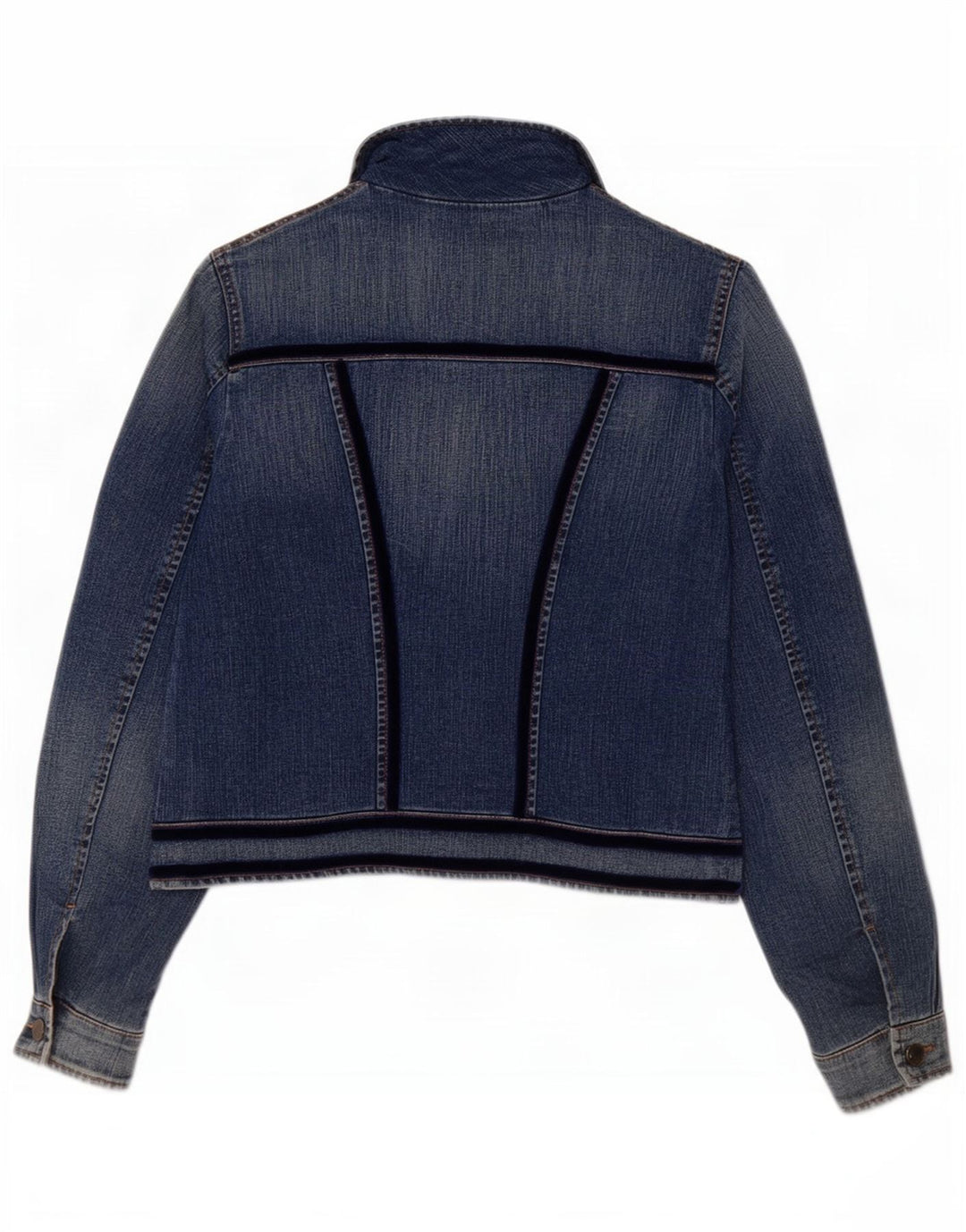 Roccobarocco ženska traper jakna IT 46 Large Blue Cotton