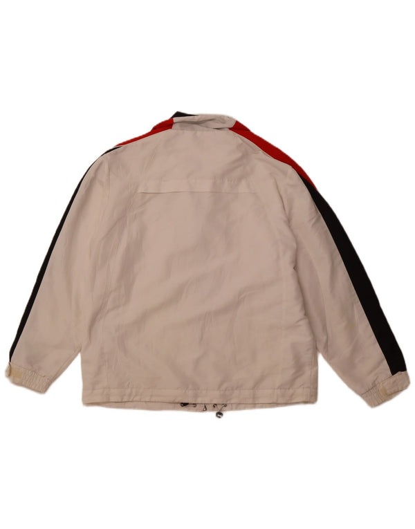 LOTTO ženska gornja jakna trenirke UK 16 veliki bijeli poliester u boji