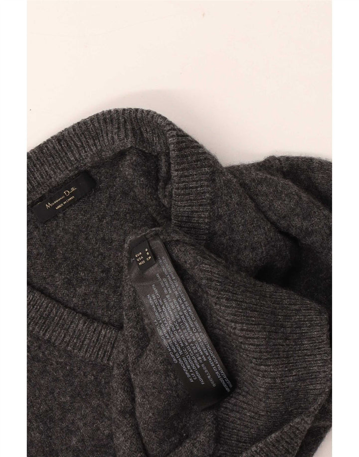 Massimo Dutti Ženski džemper s V-izrezom UK 10 Small Grey