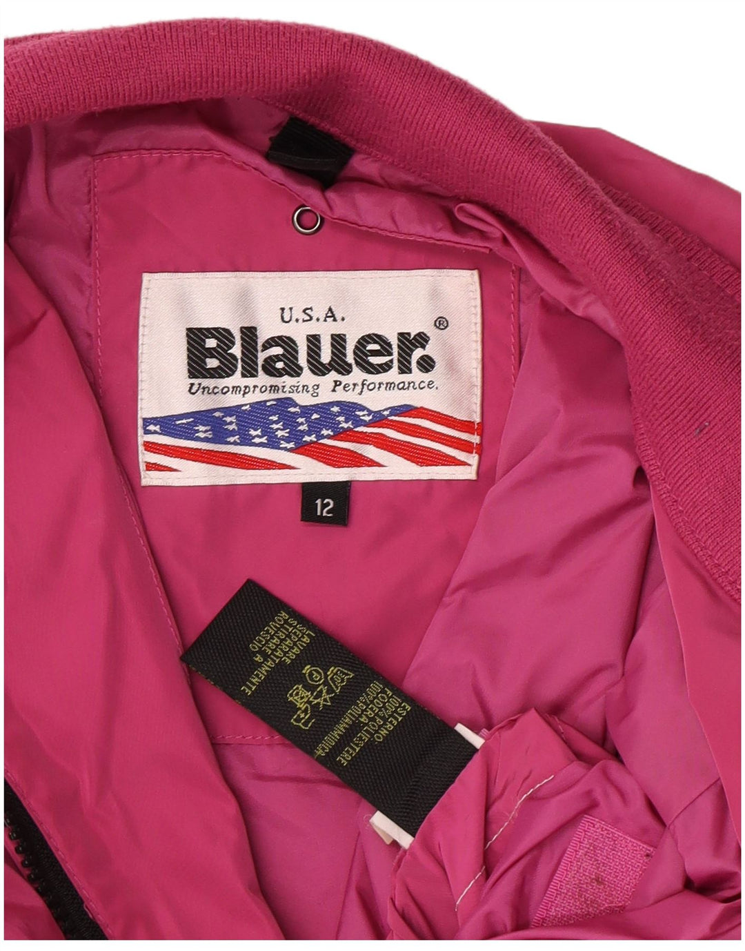 Blauer Bomber jakna za djevojčice 11-12 godina, ružičasti poliester