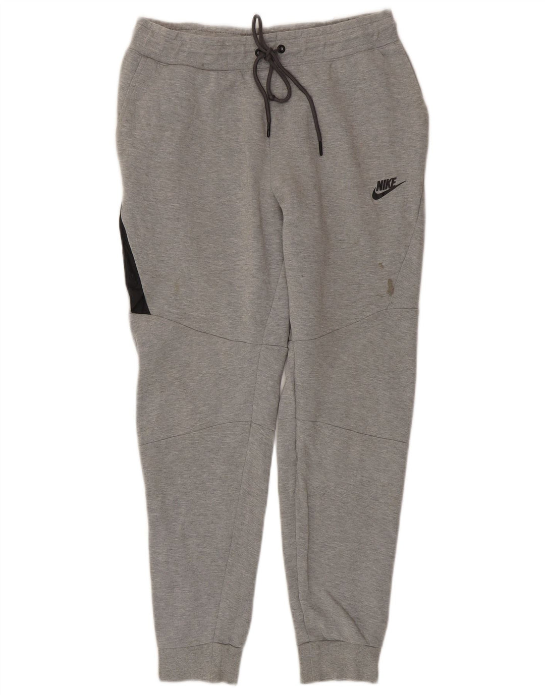 Nike muške trenirke, hlače za trčanje srednje sive boje, pamuk