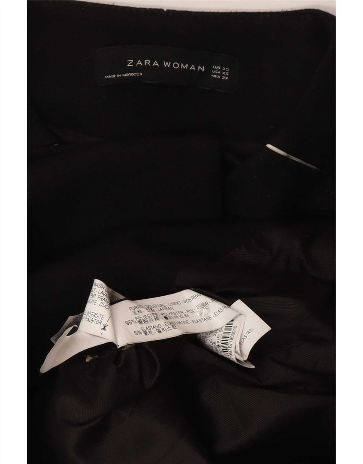 Zara ženski kaput UK 6 XS crni poliester
