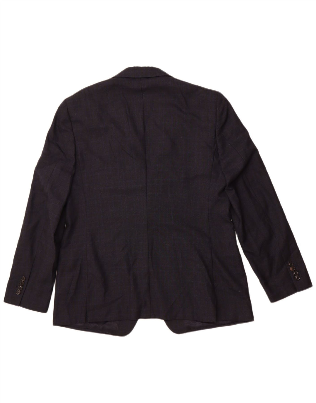 Reiss muška jakna sako s 1 gumbom UK 42 XL tamnoplava karirana vuna