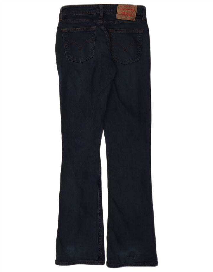 LEVI'S Ženske 545 Bootcut traperice W29 L34 tamnoplavi pamuk