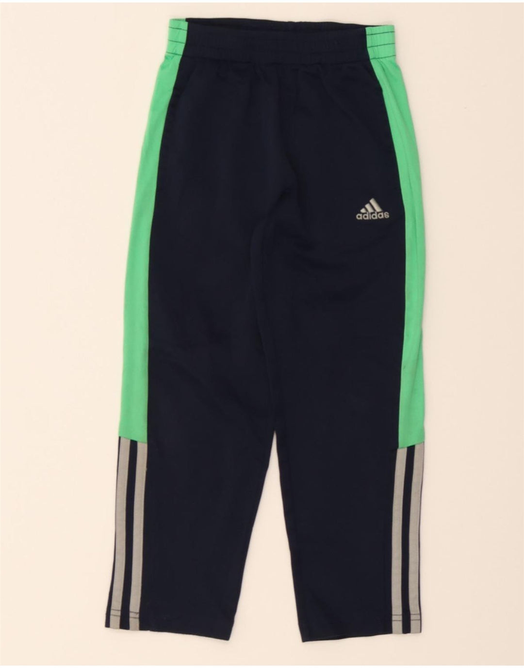 ADIDAS Boys Tracksuit Trousers 5-6 Years  Black Colourblock Polyester Vintage Adidas and Second-Hand Adidas from Messina Hembry 
