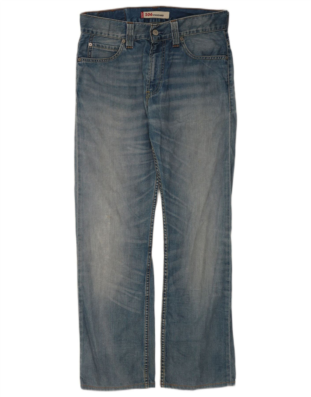 Levi's muške 506 ravne traperice W31 L30 plavi pamuk