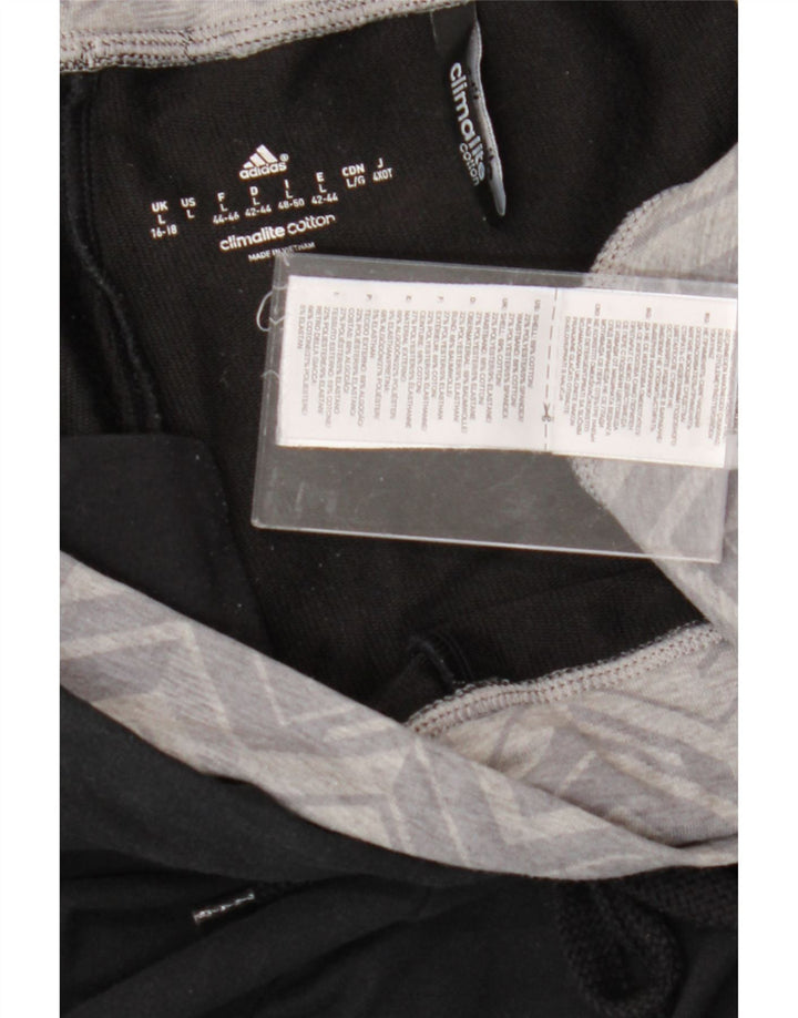 ADIDAS Ženske Climalite Trenirke Hlače Joggers UK 16/18 Large Black