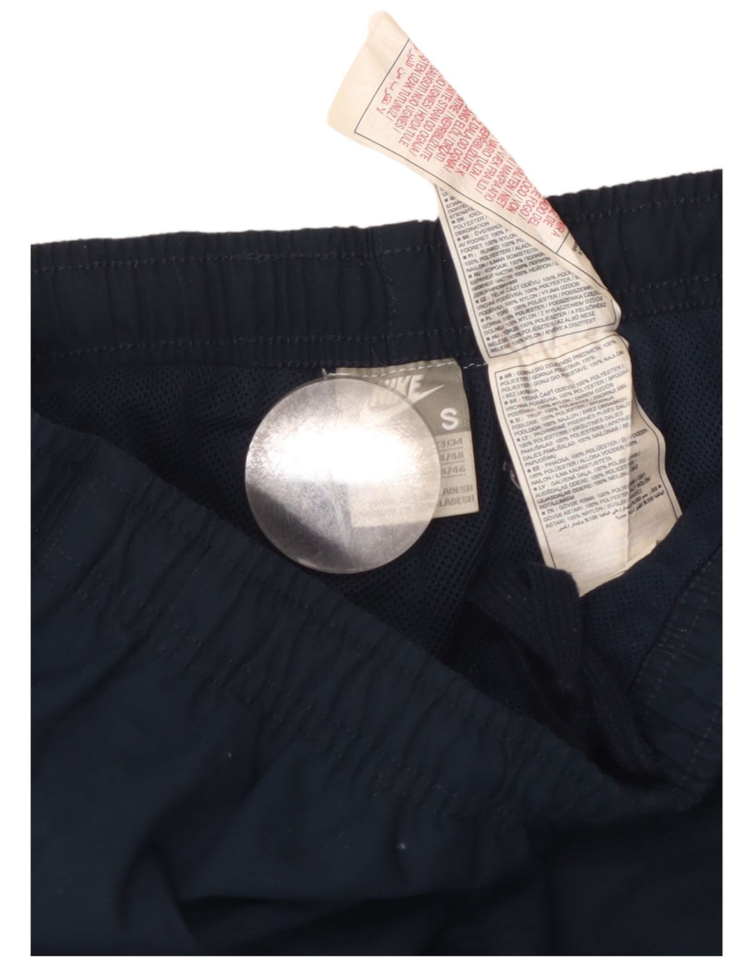 NIKE Muške kratke sportske bermude s grafičkim motivima, male tamnoplave poliesterske hlače