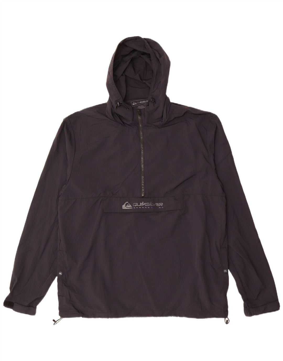 Quiksilver muška kišna jakna s grafičkim motivima UK 42 XL crni najlon