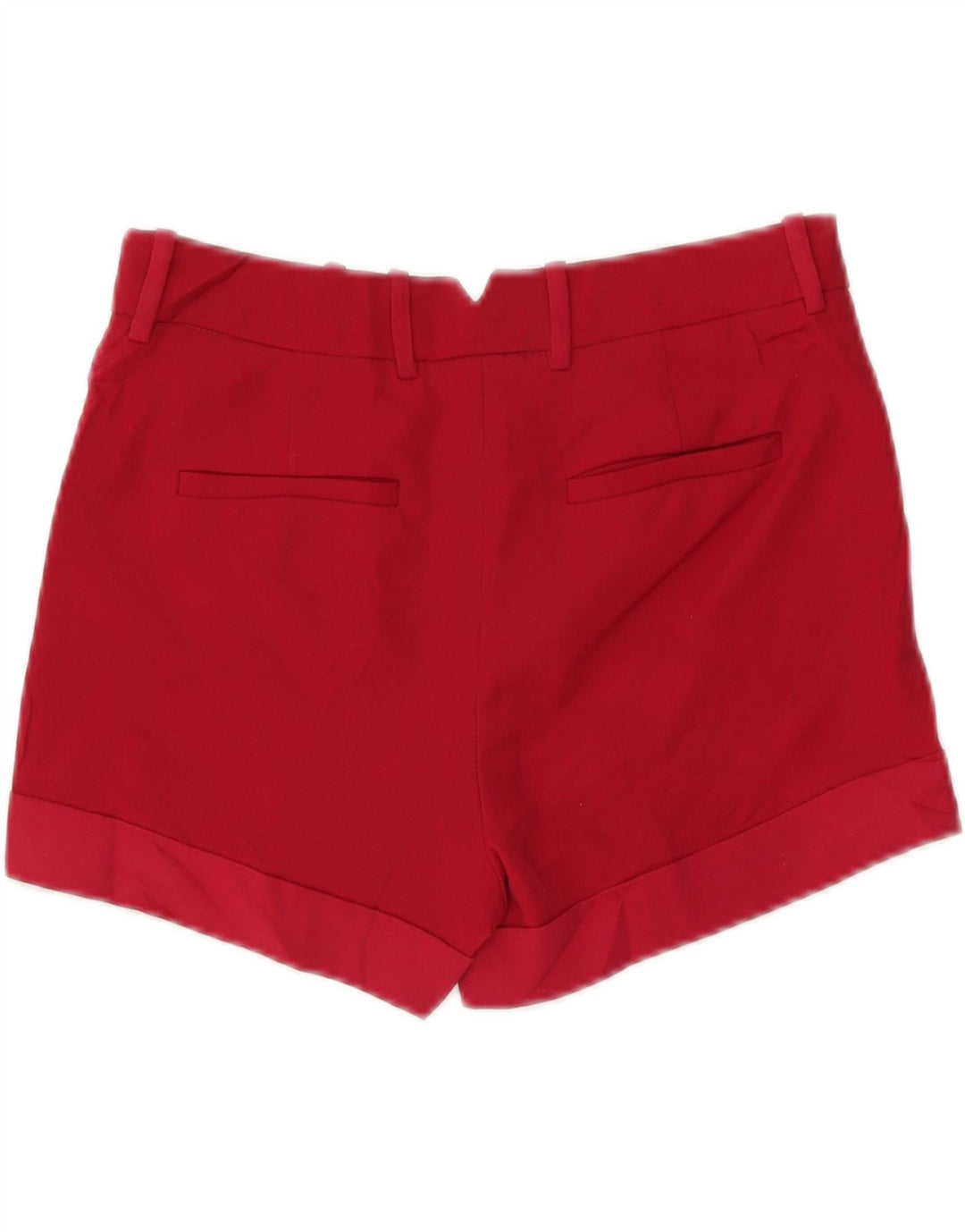 Zara ženske chino kratke hlače male W26 crveni poliester