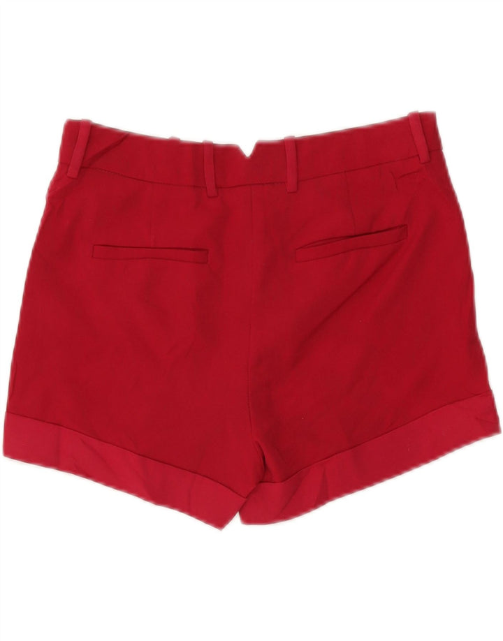 Zara ženske chino kratke hlače male W26 crveni poliester